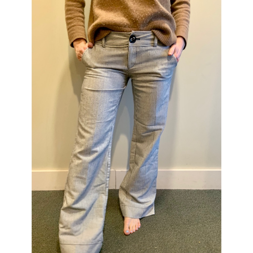 Flared Work Pants